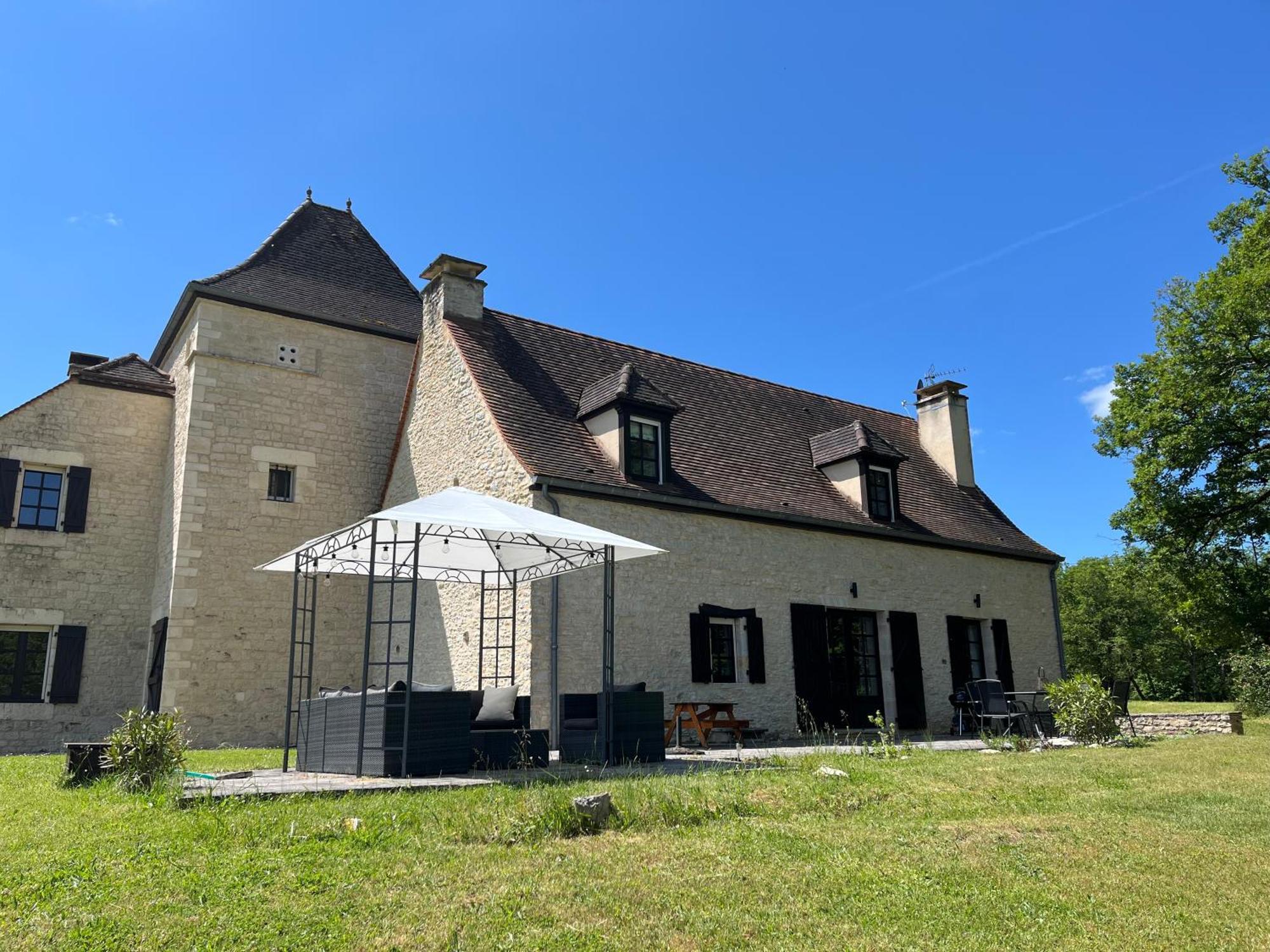 Domainerossignol Acacia Villa Gourdon-en-quercy Buitenkant foto
