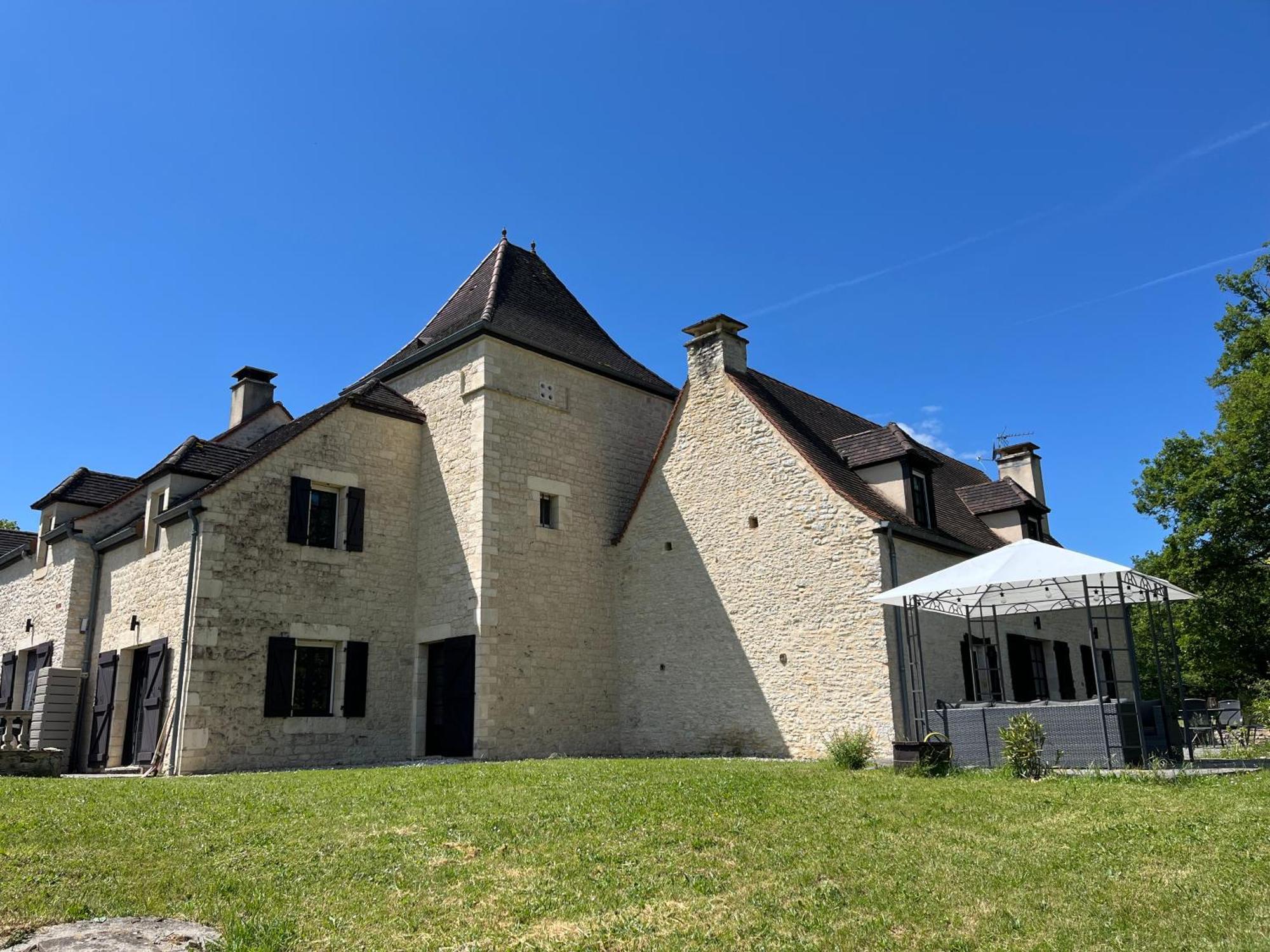 Domainerossignol Acacia Villa Gourdon-en-quercy Buitenkant foto